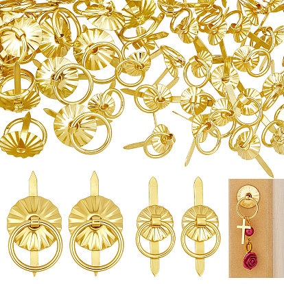 120 шт 2 стили железный круглый шкаф ручка ручка-скоба