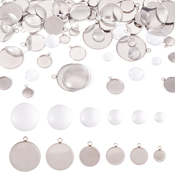 Сделай сам пустой купол 304 наборы для изготовления подвески из нержавеющей стали