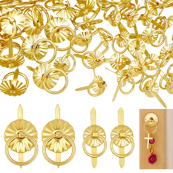 120 шт 2 стили железный круглый шкаф ручка ручка-скоба