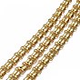 Handmade Brass Link Chains, with Spool, Long-Lasting Plated, Unwelded