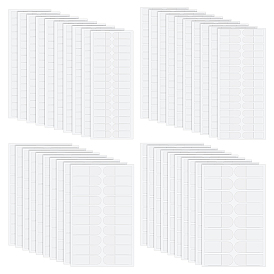 45 Sheets 4 Styles PVC Paper Stickers, Self Adhesive Label