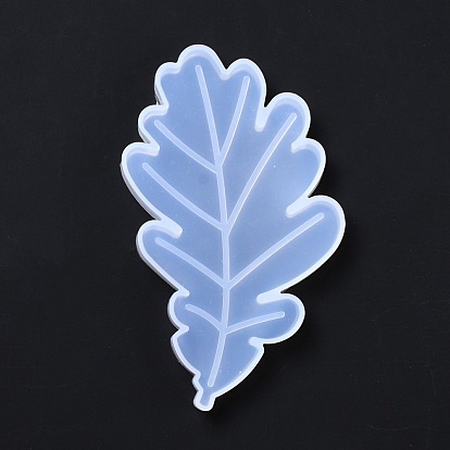 DIY Cup Mat Silicone Molds, Resin Casting Molds, For UV Resin, Epoxy Resin Craft Making, Leaf