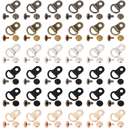 60сумки 6 цвета нержавеющая сталь обувь для стрельбы шнурки предохранительная пряжка, люверсы, крючки, петли, D-образные кольца с заклепками для альпинизма