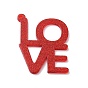 Valentine's Day Theme Acrylic Pendant, Word LOVE Charm