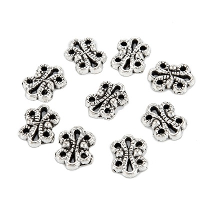 Alliage de style tibétain liens multi-brins, fleur