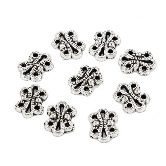 Alliage de style tibétain liens multi-brins, fleur