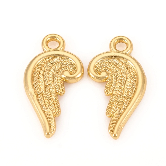 Pendentifs en alliage plaqué longue durée, ailier