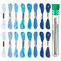 Kits de broderie bricolage, y compris des aiguilles à fil en acier inoxydable et du fil à broder en polycoton