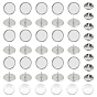 Набор для самостоятельного изготовления броши-купола, в том числе 304 настройки основы броши из нержавеющей стали, Кабошоны из стекла