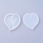 Pendant Silicone Molds, Resin Casting Molds, For UV Resin, Epoxy Resin Jewelry Making, heart