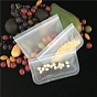 PEVA Waterproof Translucent Ziplocking Bag, Reusable Food Storage Bags, for Meat Fruit Veggies