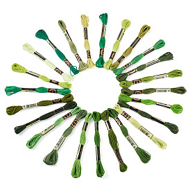 Нить для вышивания из полиэстера, нитки для вышивки крестом