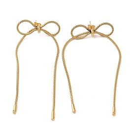 Bowknot 304 Stainless Steel Earrings for Women