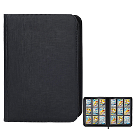 Albums photo en similicuir à grille avec fermeture éclair, livres de photos, rectangle