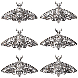10 шт. большие подвески из сплава в тибетском стиле на Хэллоуин, моль
