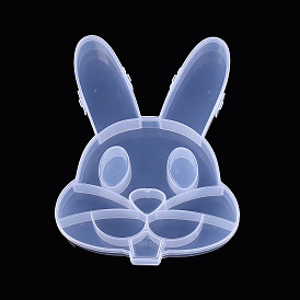 Пасхальный кролик 13 пластиковые контейнеры для хранения бусин с откидной крышкой