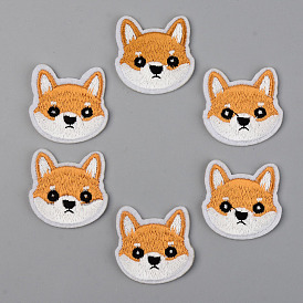 Computerized Embroidery Cloth Iron on/Sew on Patches, Appliques, Costume Accessories, Dog