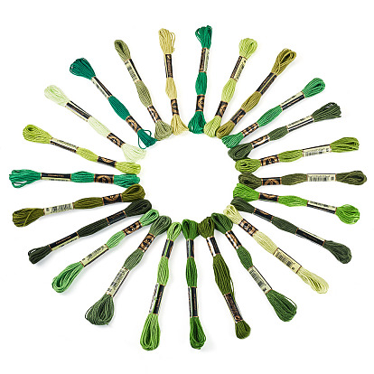 Нить для вышивания из полиэстера, нитки для вышивки крестом