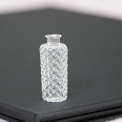 Glass Column Bottle Ornaments, Micro Landscape Home Dollhouse Accessories, Pretending Prop Decorations