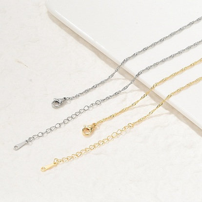 Латунные цепочки сингапур для женщин