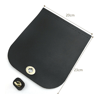Housse de sac en cuir pu et ensembles de fermoirs, accessoires de remplacement de sac