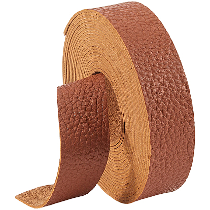 1 рулон шнура из микрофибры, имитирующей кожу, плоский, с 1шт. белых подарочных мешочков из органзы на завязках