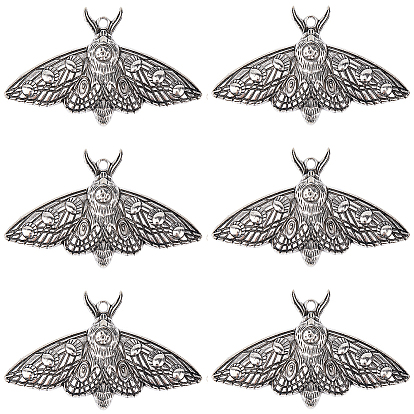 10 шт. большие подвески из сплава в тибетском стиле на Хэллоуин, моль