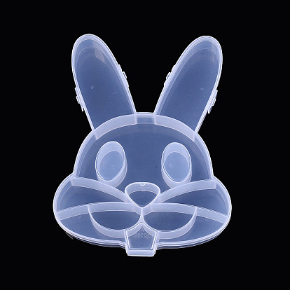 Пасхальный кролик 13 пластиковые контейнеры для хранения бусин с откидной крышкой