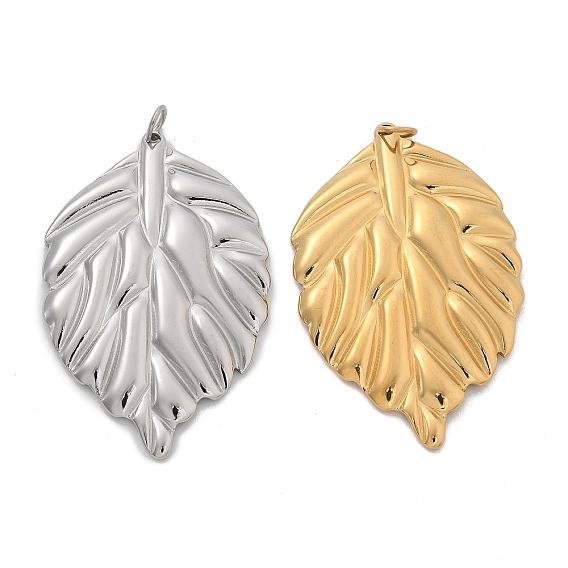 304 подвески из нержавеющей стали, с целью перехода в кольце, лист прелести, ионное покрытие (ip)