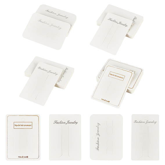 Cardboard Display Cards, Used For Hair Barrettes, Rectangle