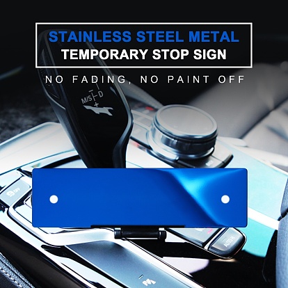 Blank Stainless Steel Plates, Temporary Stop Sign