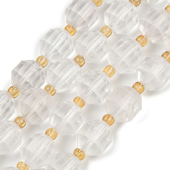 Природных кристаллов кварца бисер нитей, горного хрусталя, граненые, круглые