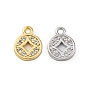Латунные микро проложить кубического циркония подвески, без кадмия, без никеля и без свинца, китайские старинные монеты форма амулеты