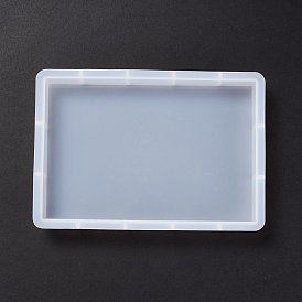 DIY Decoration Silicone Molds, for Dried Flower Specimen Making, Resin Casting Molds, For UV Resin, Epoxy Resin Jewelry Making, Rectangle