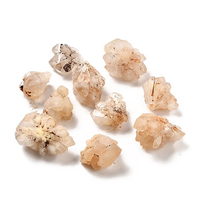Natural Quartz Crystal Home Display Decorations, Flower