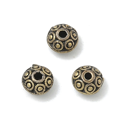 Spacer бисер латунные, без свинца и без кадмия, рондель