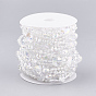Plastic Beaded Trim Garland Strand, Great for Door Curtain, Wedding Decoration DIY Material, Octagon and Faceted Round