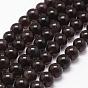 Natural Obsidian Beads Strands, Grade A, Round