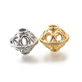 Латунные бусины, без кадмия, без никеля и без свинца, земной шар, полый