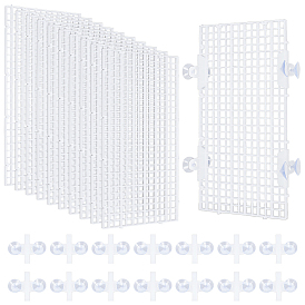 Изоляционная доска для дна аквариума из полипропиленового пластика, с пластиковыми присосками и зажимами из полипропилена