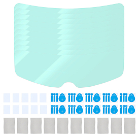 Plastic Anti-fog Helmet Stickers, Ultra Clear Mist Visor Goggles Stickers