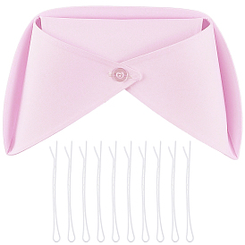 1Pc Cotton Nurse Hat, with 10Pcs Alloy Hair Barrrttes
