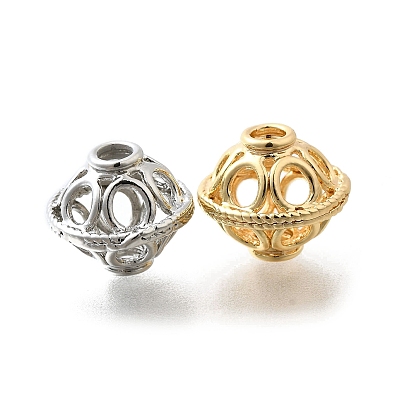 Латунные бусины, без кадмия, без никеля и без свинца, земной шар, полый