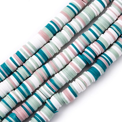 Полимерной глины ручной работы бисер нитей, для поделок ювелирных изделий, Heishi бусы, Диск / плоские круглые