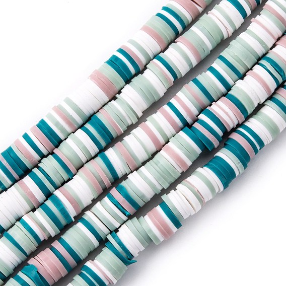 Полимерной глины ручной работы бисер нитей, для поделок ювелирных изделий, Heishi бусы, Диск / плоские круглые