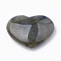 Natural Labradorite Home Decorations, Heart Love Stones, Pocket Palm Stones for Reiki Balancing