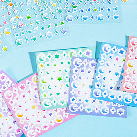 10 цветные самоклеящиеся бумажные наклейки, для скрапбукинга, дневник, планировщик, конверт и блокноты