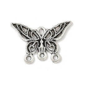 Тибетский стиль сплава многожильных ссылки, без кадмия и без свинца, бабочка