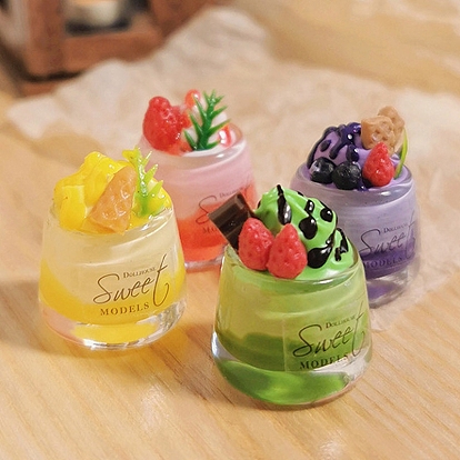 Модель десерта из смолы, украшение куклы, аксессуары для ролевых игр