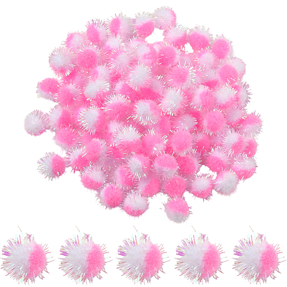 100шт полиэстеровый помпон, для шапок обувь шарфы подвески на сумку аксессуары
